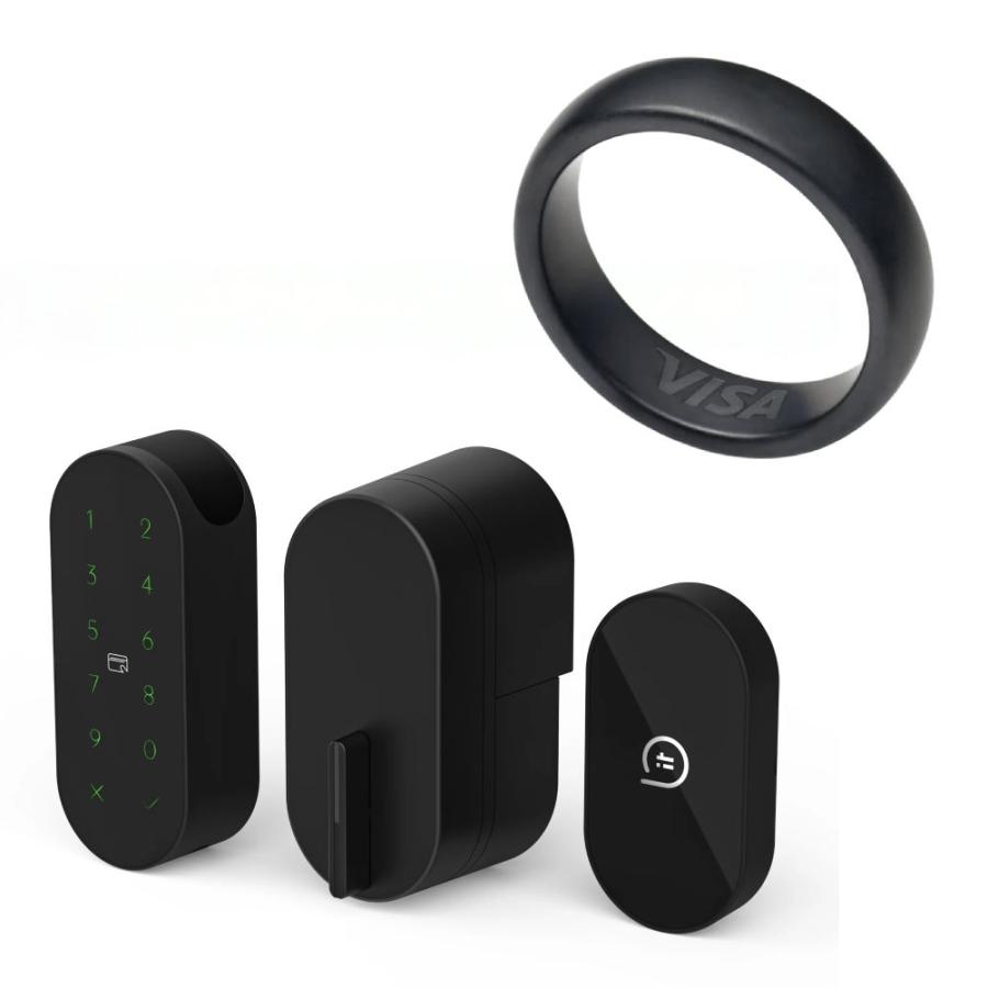 エブリング ビットキー 4点 (エブリング スタンダードプラン Mシリーズ マットブラック/ビットロックミニ/ビットリンク/ビットリーダープラス) EVERING bitkey | EVERING