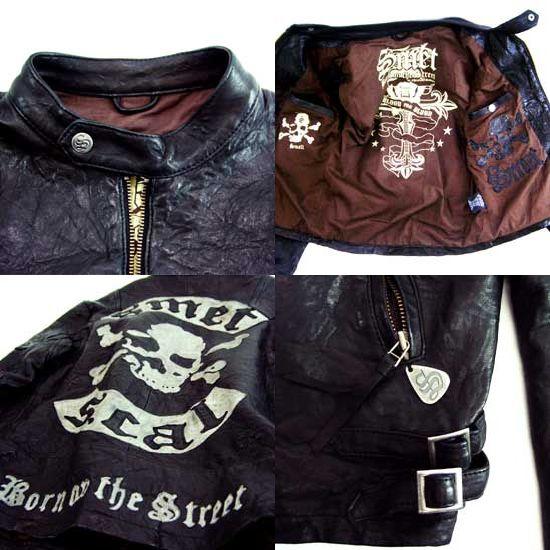 SMET RIDERS LEATHER JACKET Black スメット ライダース レザー 