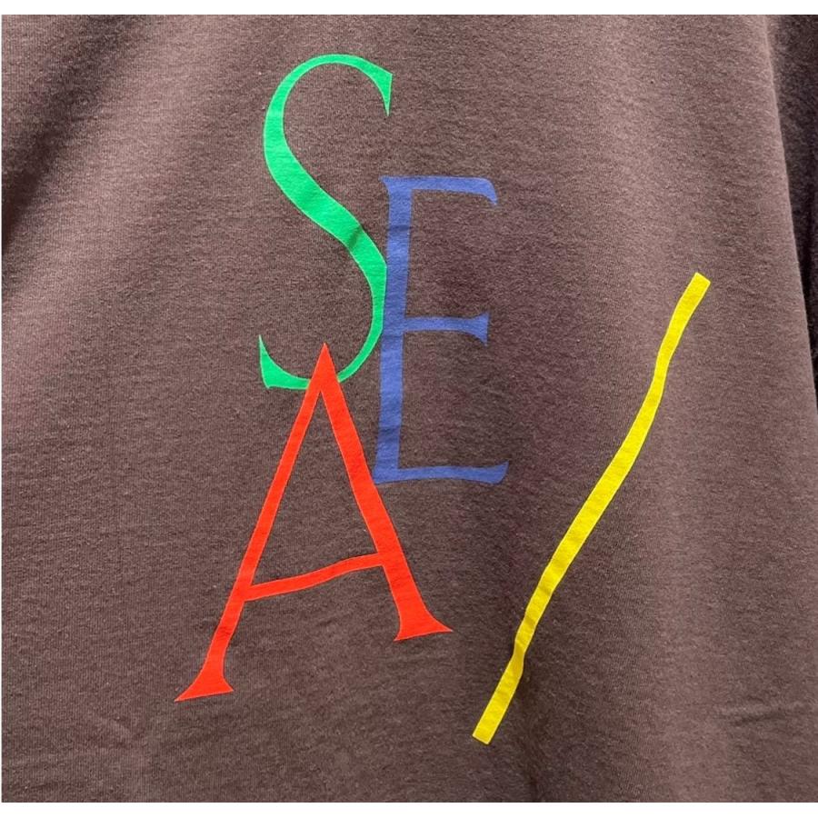 SEA(シー) GRAPHIC L/S TEE (SEA) グラフィックロングスリーブTシャツ 
