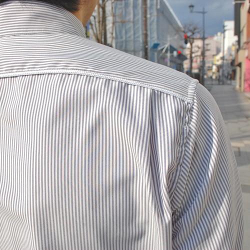 【30%OFF】narifuri ナリフリ F4025 イージーケアコミュートシャツ(柄) ネイビー NAV｜circle-aomori｜07