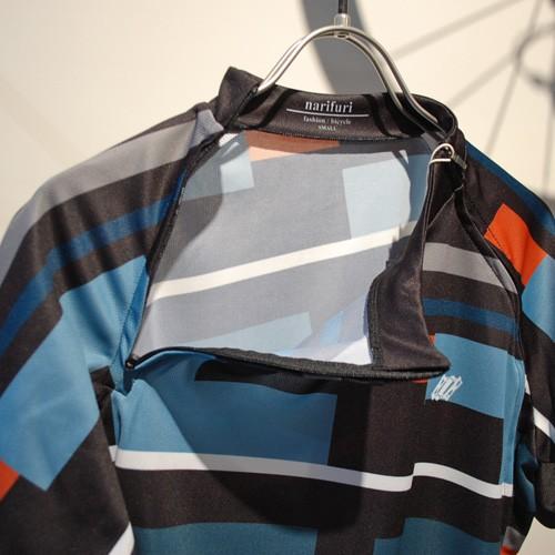 Narifuri ナリフリ Nf7004 サイクルジャージスプリット Geometric Pattern ミックス Mix Nf7004 1 Circle Aomori 通販 Yahoo ショッピング