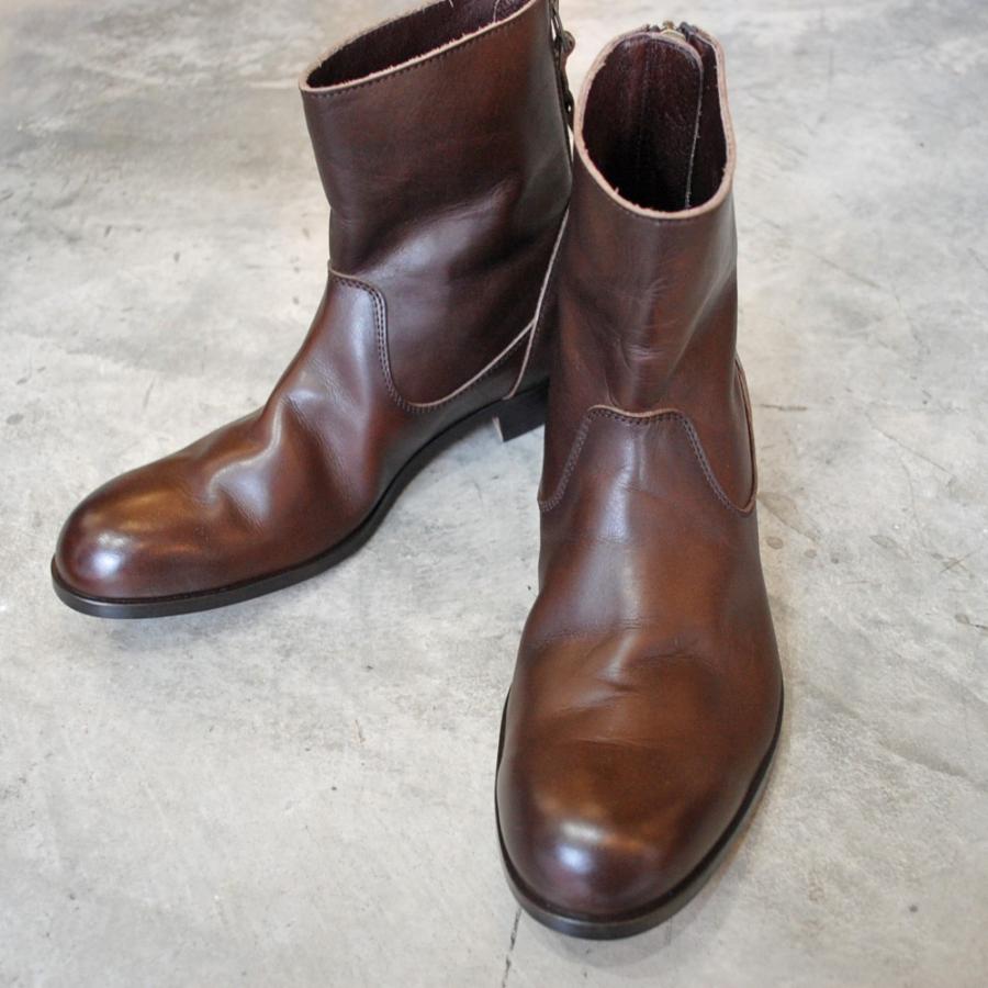 ポイント10倍 Padrone パドローネ バックジップブーツ Back Zip Boots エドワード Edward Pu75 1101 11c ディープブラウン Deep Brown Pu75 1101 11c 6 Circle Aomori 通販 Yahoo ショッピング