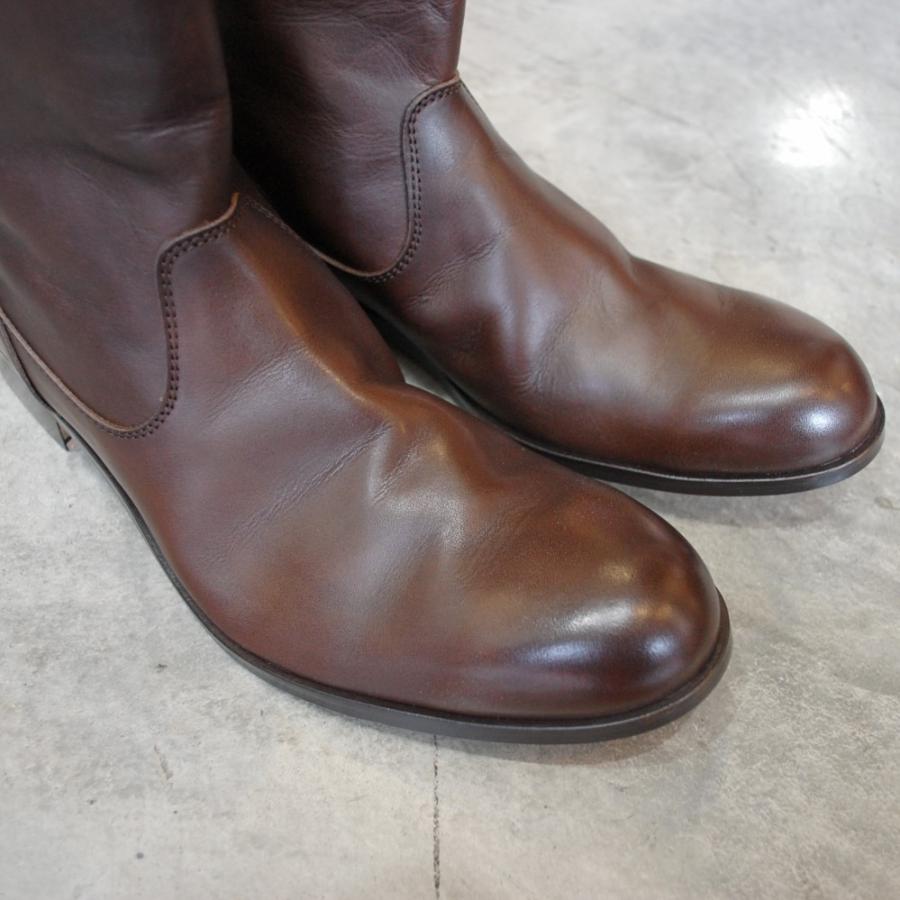 最も優遇のPADRONE(パドローネ) BACK ZIP BOOTS エドワード EDWARD