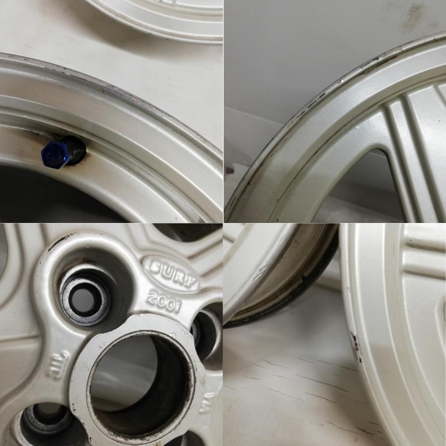 ◇本州・四国は送料無料◇ 希少品！ 14x6J SURF 2001 4H -114.3 4本 旧