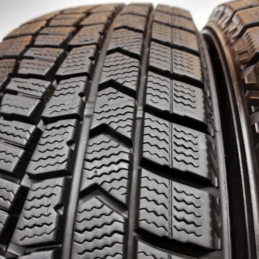 ◆本州・四国は送料無料◆ ＜希少！ スタッドレス 2本＞ 165/65R15 ダンロップ ウィンターマックス WM02 2017年製 85〜90％ ヴィッツの画像