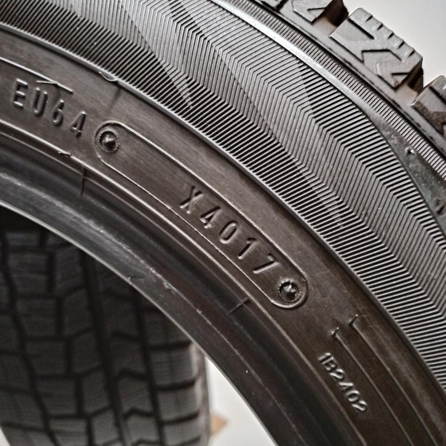 ◆本州・四国は送料無料◆ ＜希少！ スタッドレス 2本＞ 165/65R15 ダンロップ ウィンターマックス WM02 2017年製 85〜90％ ヴィッツの画像