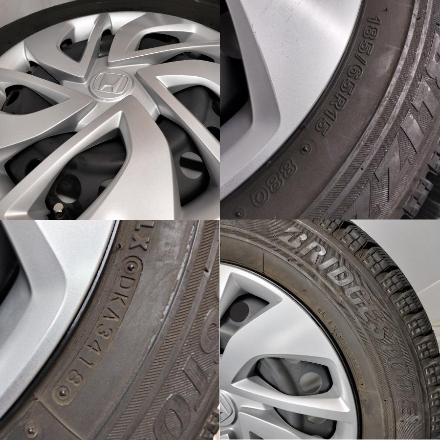 ◆本州・四国は送料無料◆ ＜スタッドレス・ホイール 4本＞ 185/65R15 ブリヂストン VRX 15X5.5J ホンダ フリード 純正 5H -114.3｜circlecowl｜06