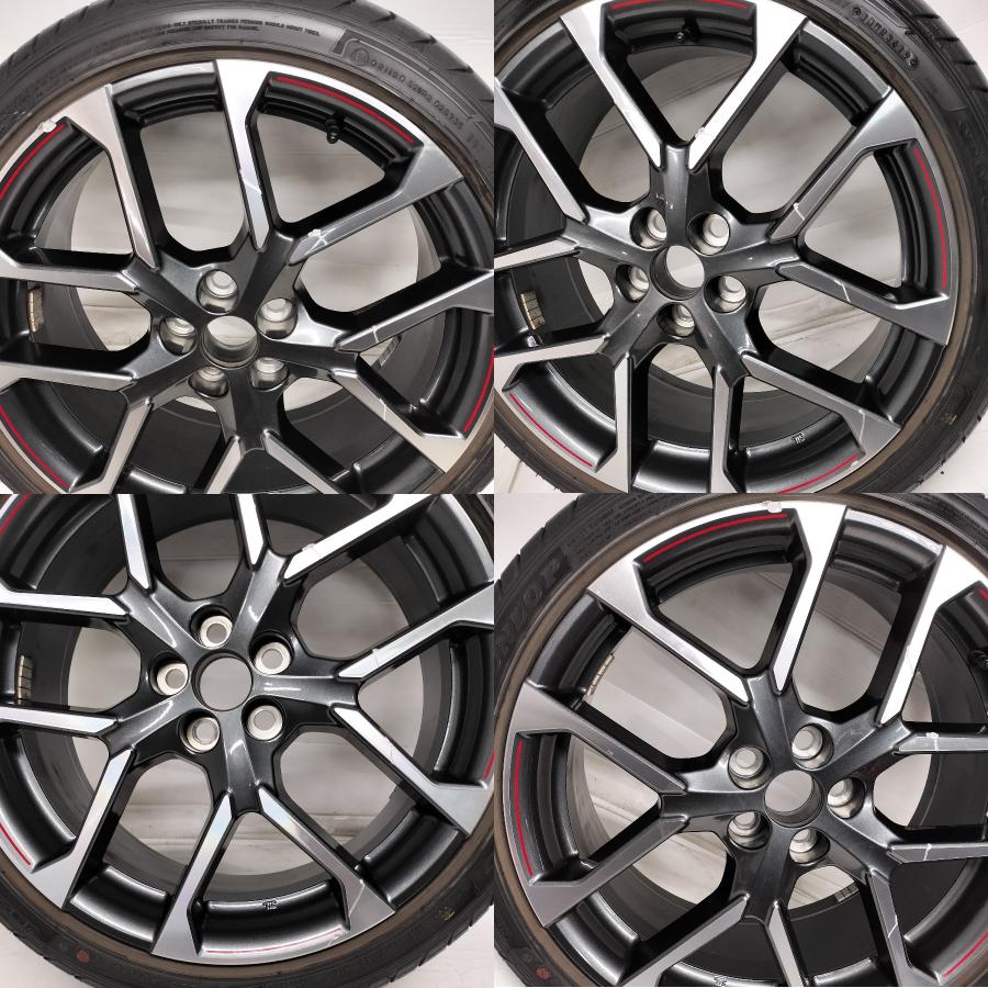 ◆本州・四国は送料無料◆ ＜希少！ ノーマル X ホイール 1本＞ 225/40R18 ダンロップ 18x7.5J プリウス PHV GR 純正 5H -100 ENKEI｜circlecowl｜02