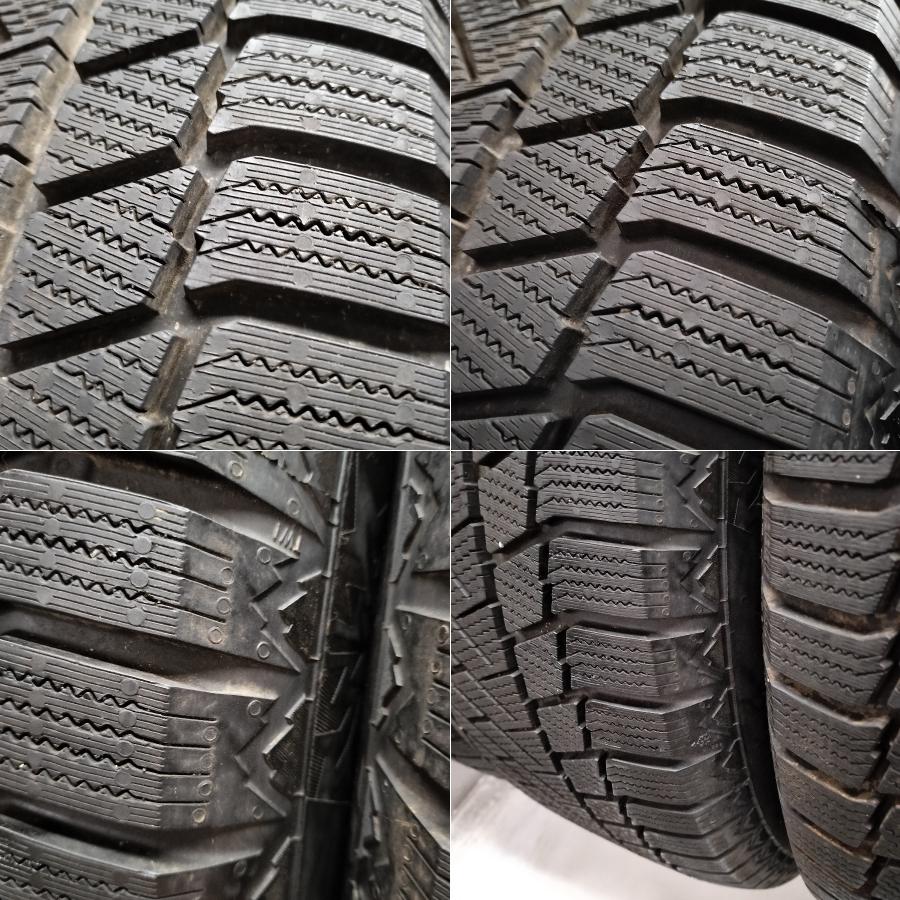 265/60R18 社外ブラックホイール スタッドレス4本セット　jeep ◇配送先指定有 ※沖縄県・離島 発送不可◇ ＜スタッドレス X ホイール
