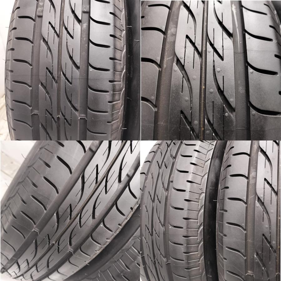 ◆本州・四国は送料無料◆ ＜ノーマル ＆ ホイール 4本＞ 165/70R14 ブリヂストン 14X5.5J 日産 マーチ 純正 4H -100 マーチ ノートの画像