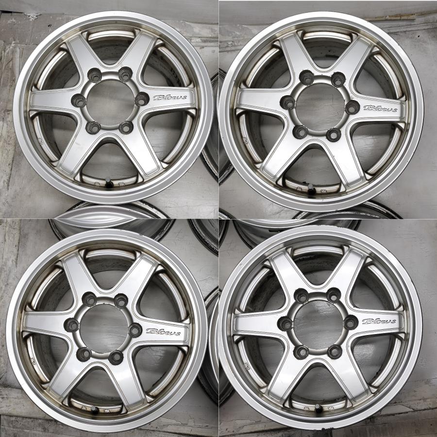 ◇配送先指定あり◇ 15x6.5J Blows 6H -139.7 4本セット ハイエース 