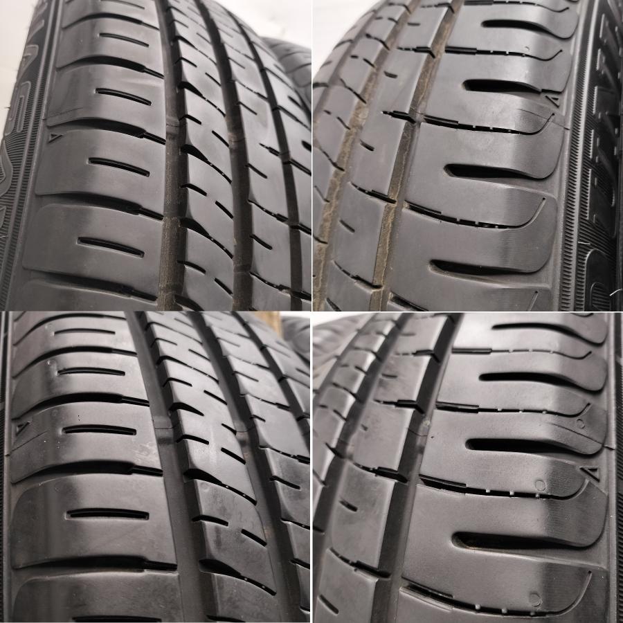 ◆本州・四国は送料無料◆ ＜ノーマル X ホイール 4本＞ 175/65R15 ダンロップ 15X6J 日産 オプション 純正 4H -100 ノート マーチの画像