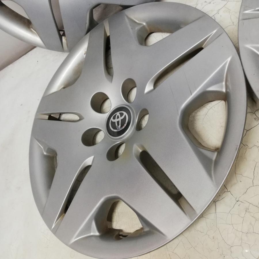 新車外し　16インチ　トヨタ純正　鉄ホイール＋ホイールキャップ ◇本州・四国は送料無料◇ ホイールキャップ トヨタ