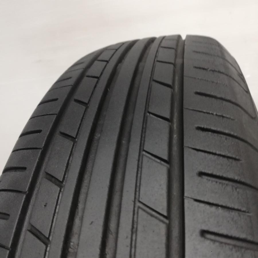 走行短め YOKOHAMA ECOS ES31 155/80R13 13インチ 夏タイヤ 4本 19年製 パッソ ヴィッツ ワゴンR ブーン等　(KTA012)クレジットカード QRコード決済可能 ◇本州・四国は送料無料◇ 155/80R13 ヨコハマタイヤ ECOS ES31 2016年