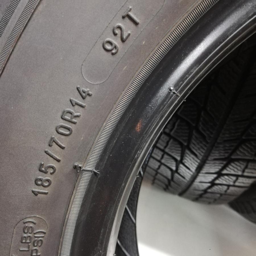 ◆本州・四国は送料無料◆ 185/70R14 ミシュラン X-ICE 2015年 80％ MRワゴン N-BOX ＜スタッドレスタイヤ 4本＞の画像