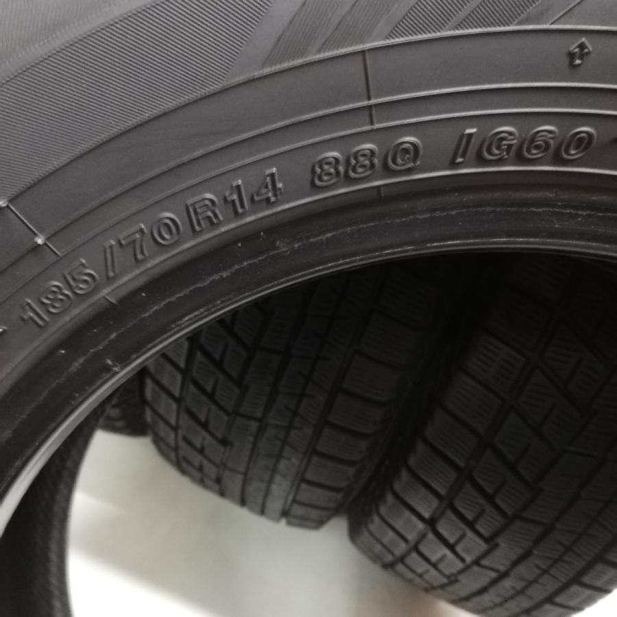 ◆本州・四国は送料無料◆ 特価！ 185/70R14 ヨコハマタイヤ アイスガード iG60 '18 50〜60％ MRワゴン ムーヴ ＜スタッドレス 4本＞の画像