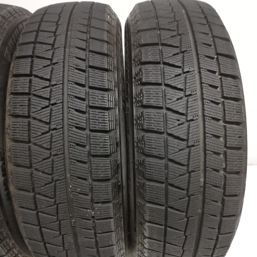 ◆本州・四国は送料無料◆ ＜希少！ スタッドレス 4本＞ 165/65R14 ブリヂストン REVO GZ 2016年 70〜80% MRワゴン スペーシアの画像