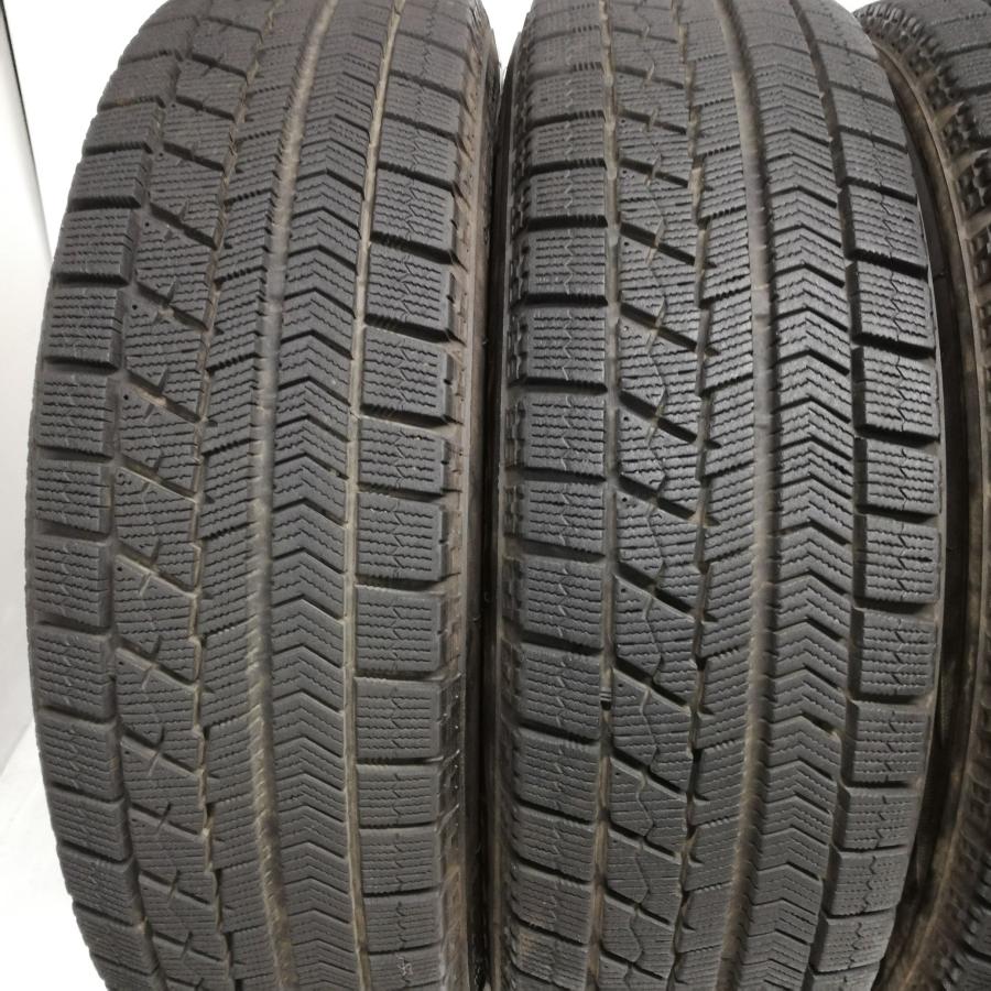 ◆本州・四国は送料無料◆ ＜スタッドレスタイヤ 4本＞ 165/70R14 ブリヂストン VRX 2017年 80〜85% アクアの画像