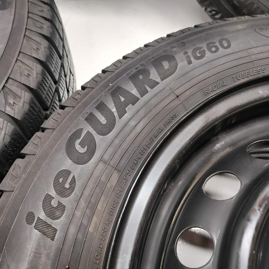 ◆本州・四国は送料無料◆ ＜スタッドレス \u0026 ホイール 4本＞ 175/70R14 ヨコハマタイヤ 14x5.5J トヨタ製 4H -100 アクア ヤリスの画像
