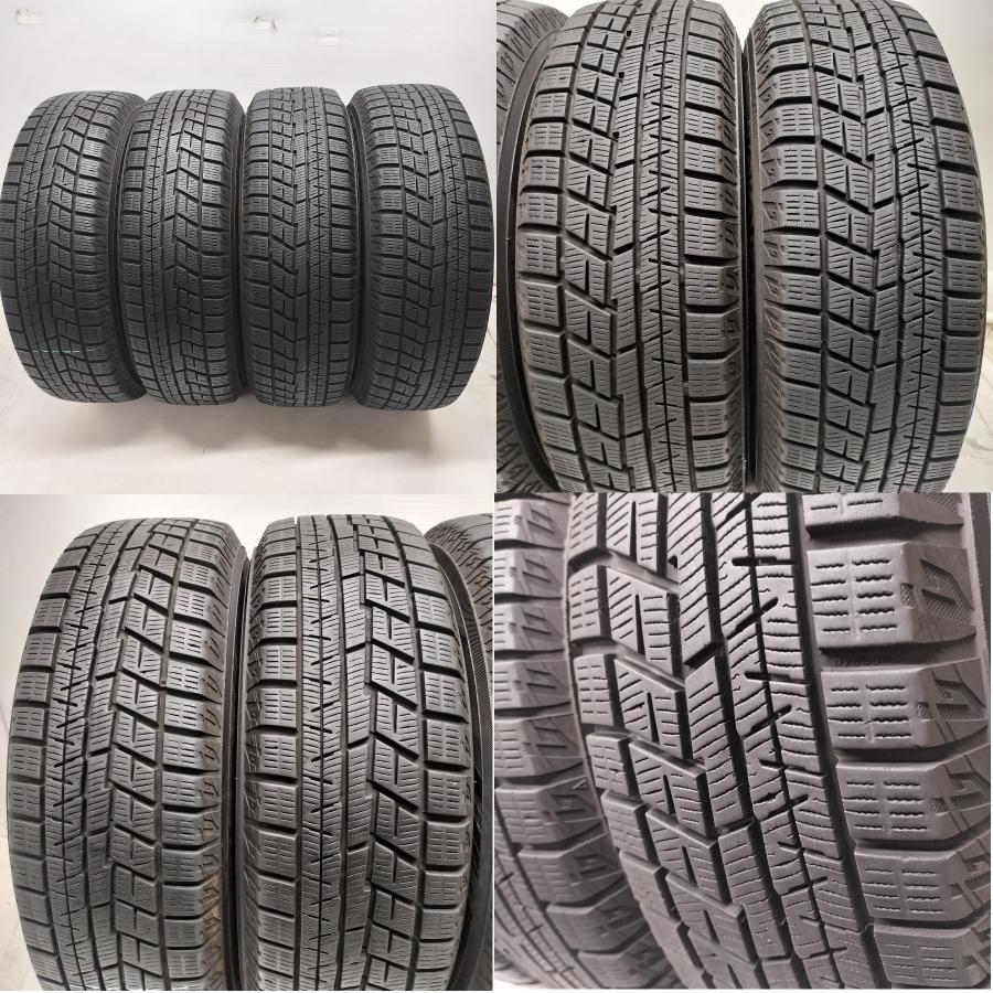 ◆本州・四国は送料無料◆ ＜スタッドレス \u0026 ホイール 4本＞ 175/70R14 ヨコハマタイヤ 14x5.5J トヨタ製 4H -100 アクア ヤリスの画像
