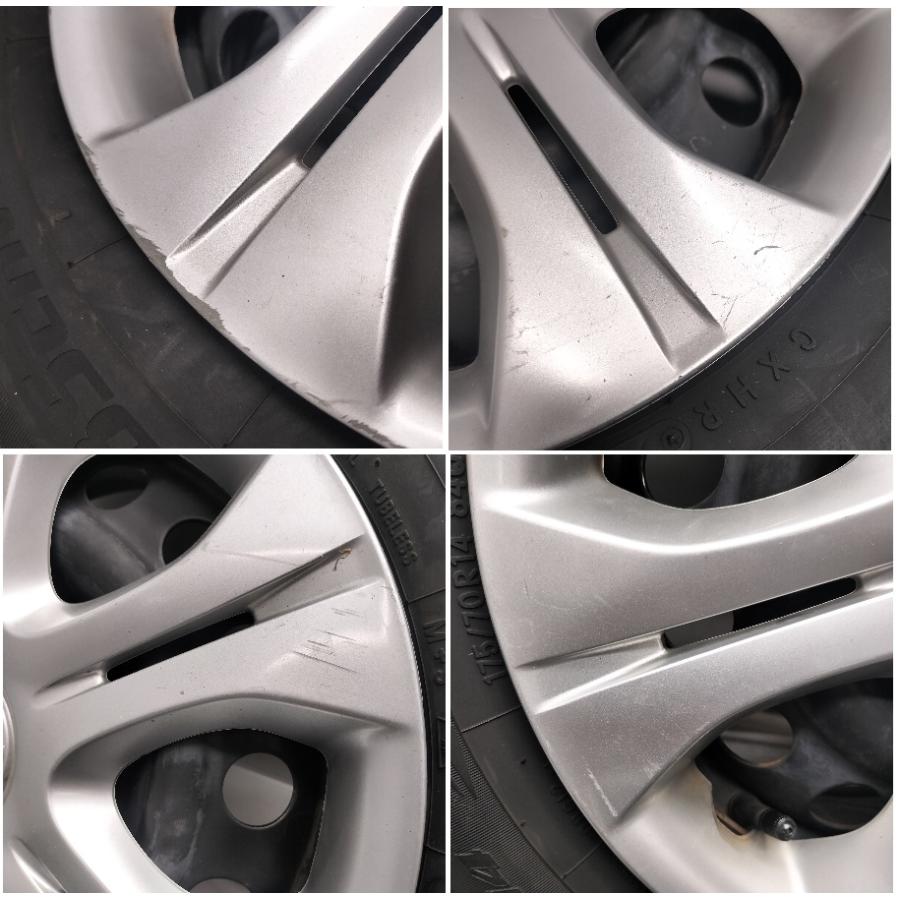 ◆本州・四国は送料無料◆ ＜スタッドレス \u0026 ホイール 4本＞ 175/70R14 トーヨータイヤ 14x5.5J 日産 純正 4H -100 ノート フリードの画像