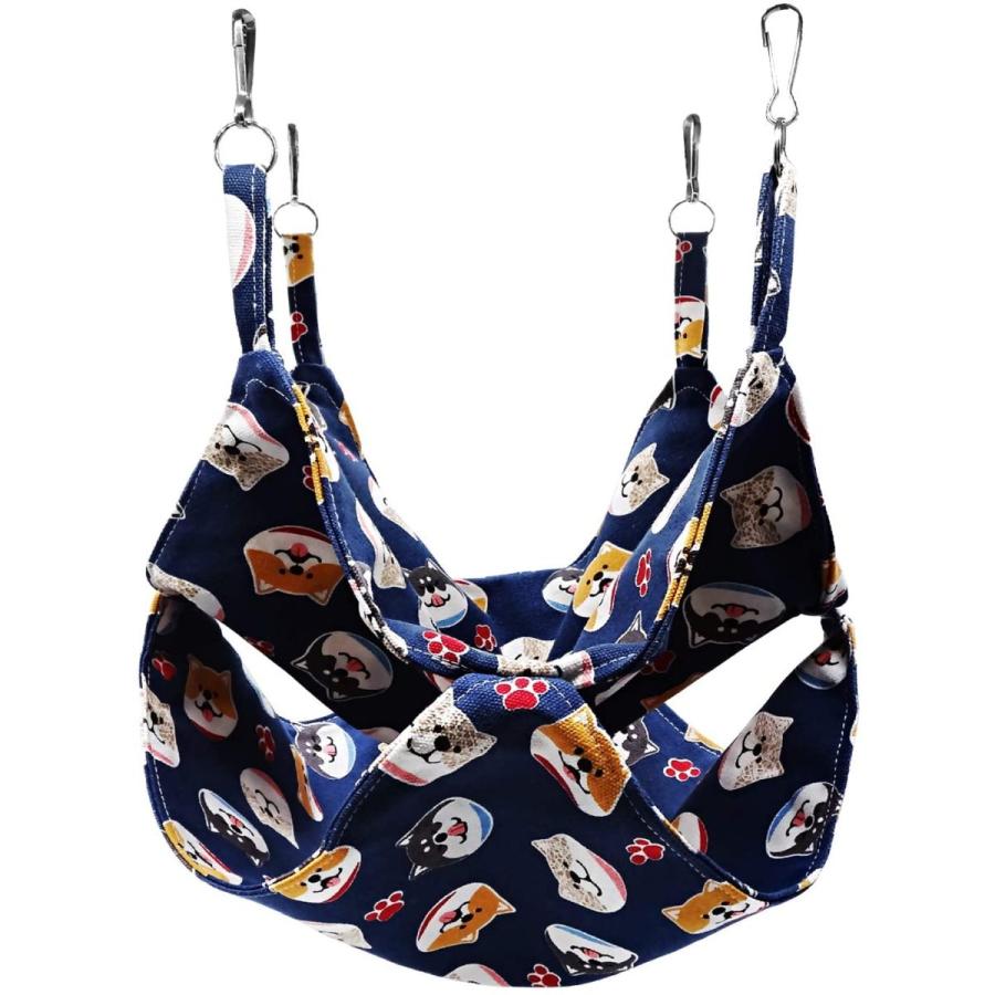 手作りの夏のキャンバス吊りハンモックシュガーグライダー用の小動物のハンモックモルモットオウムフェレットリスチンチラハムスターウサギ寝ているベ 013 Circleislandyahoo 店 通販 Yahoo ショッピング