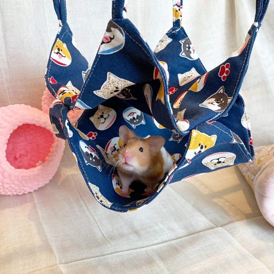手作りの夏のキャンバス吊りハンモックシュガーグライダー用の小動物のハンモックモルモットオウムフェレットリスチンチラハムスターウサギ寝ているベ 013 Circleislandyahoo 店 通販 Yahoo ショッピング