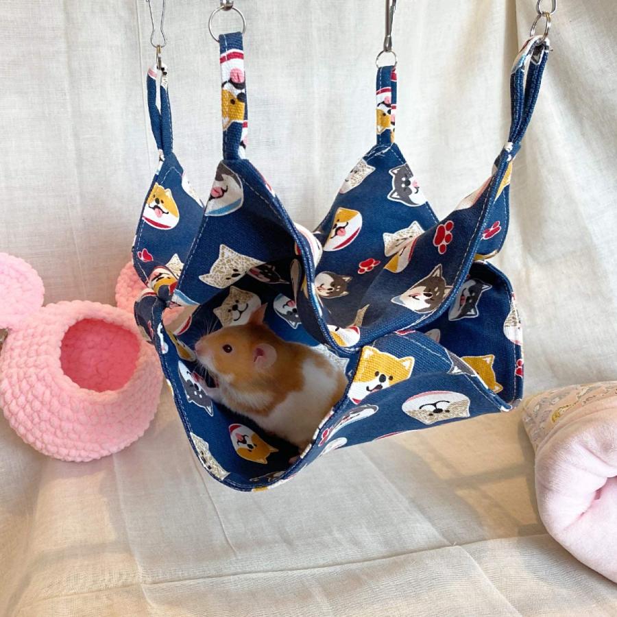 手作りの夏のキャンバス吊りハンモックシュガーグライダー用の小動物のハンモックモルモットオウムフェレットリスチンチラハムスターウサギ寝ているベ 013 Circleislandyahoo 店 通販 Yahoo ショッピング