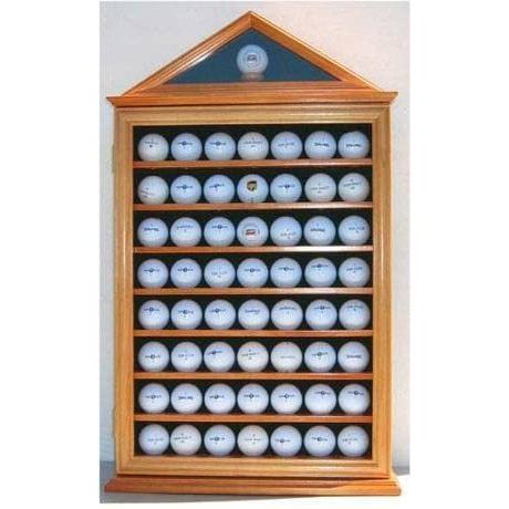 海外最新 57 ゴルフボールディスプレイケース シャドウボックス 壁キャビネットホルダーラック 98 Uv保護 オーク ゴルフ用バッグ Www Complejoeureka Com