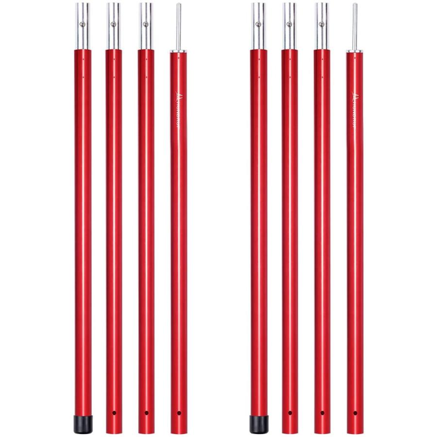 本店は タープポール Hundrup テントポール 2本セット直経19mm 5節連結 アルミ製 収納袋付き 長さ5cm 設営用 アウトドア キャンプ ピク 最安値挑戦 Turningheadskennel Com