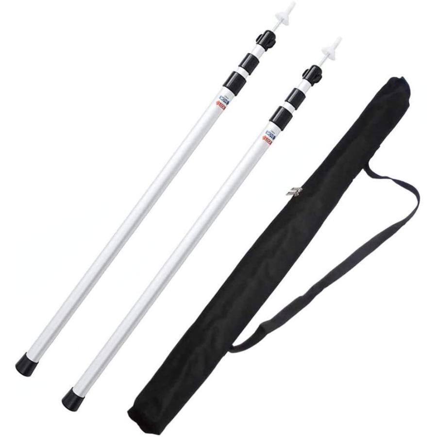 Seal限定商品 Etravel テントポール 2本セット 0 9 2 3m アルミ合金 三段伸縮ポール タープ用 タープポール 軽量 自由自在 伸縮 スライド式 組立 新版 Turningheadskennel Com