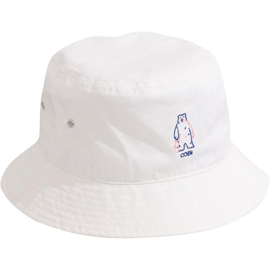 コーエン Coen Ryo Kaneyasuイラストプリントバケットハット 0100 White 01 Free
