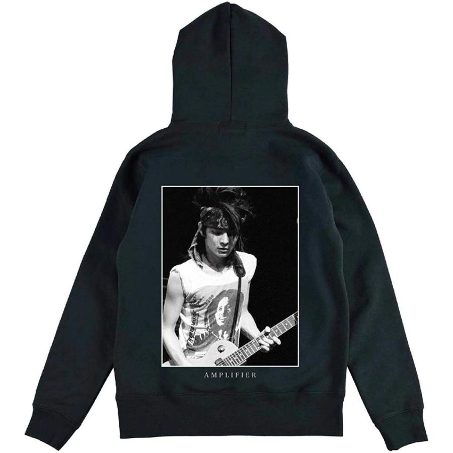 着後レビューで 送料無料 Hoodie アンプリファイア 真島昌利 Amplifier フーディ Anniversary 3rd 3周年記念 ブラック Black パーカー ヨガウエア Jalapamax Tur Br