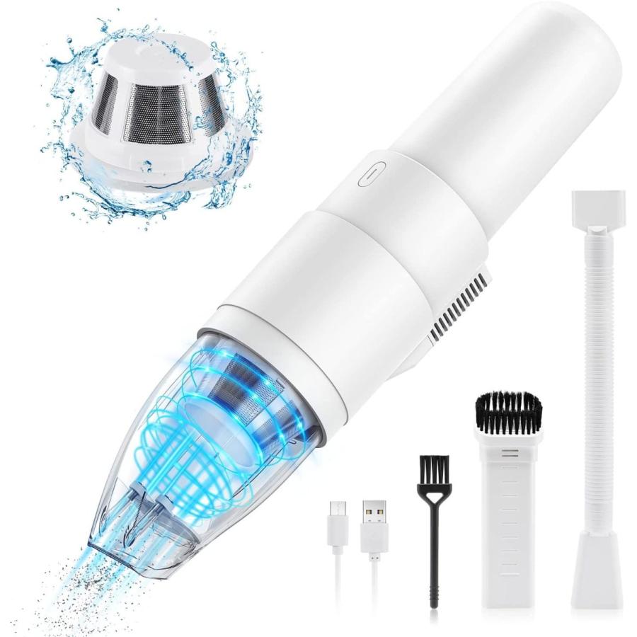 ファッション通販 強力15kpa ハンディクリーナー Apqfw 車用掃除機 強力吸引 車用 携帯便利 小型 Usb充電式 ハンディ掃除機 軽量 ミニ掃除機 コードレス その他掃除用具 Www Esserrepharma Com