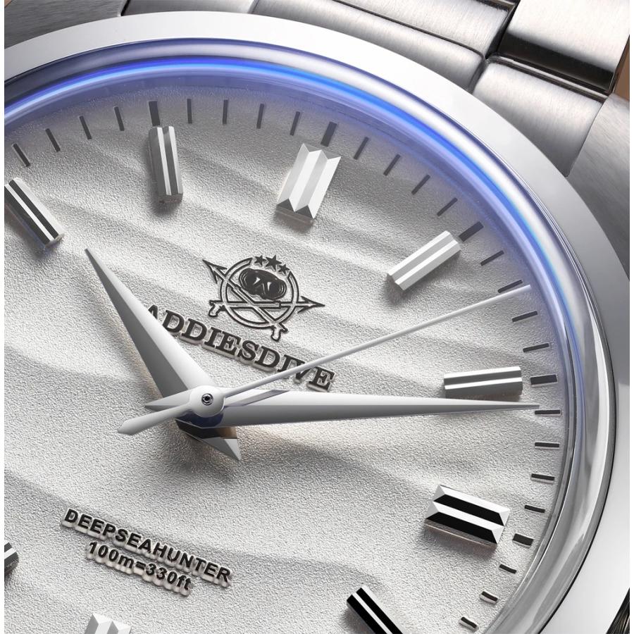ADDIESDIVE クォーツ時計 アナログAD2030 Amazon.com: ADDIESDIVE 36 MM Blue Quartz Wrist Watch for Men