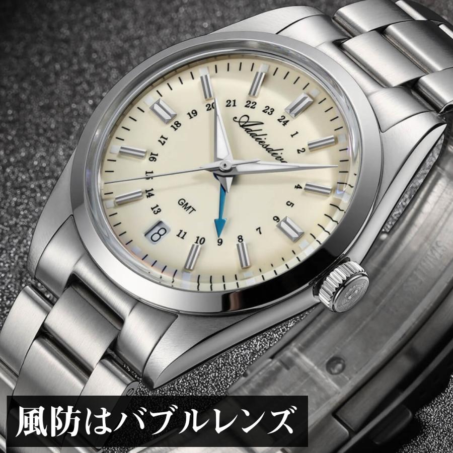 腕時計 メンズ 40代 50代 GMT ユニセックス レディース クォーツ オマージュ ADDIESDIVE AD2065 |  | 05