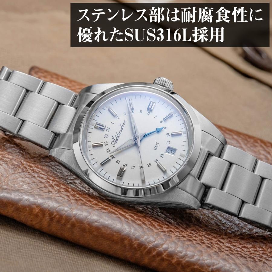腕時計 メンズ 40代 50代 GMT ユニセックス レディース クォーツ オマージュ ADDIESDIVE AD2065 |  | 06