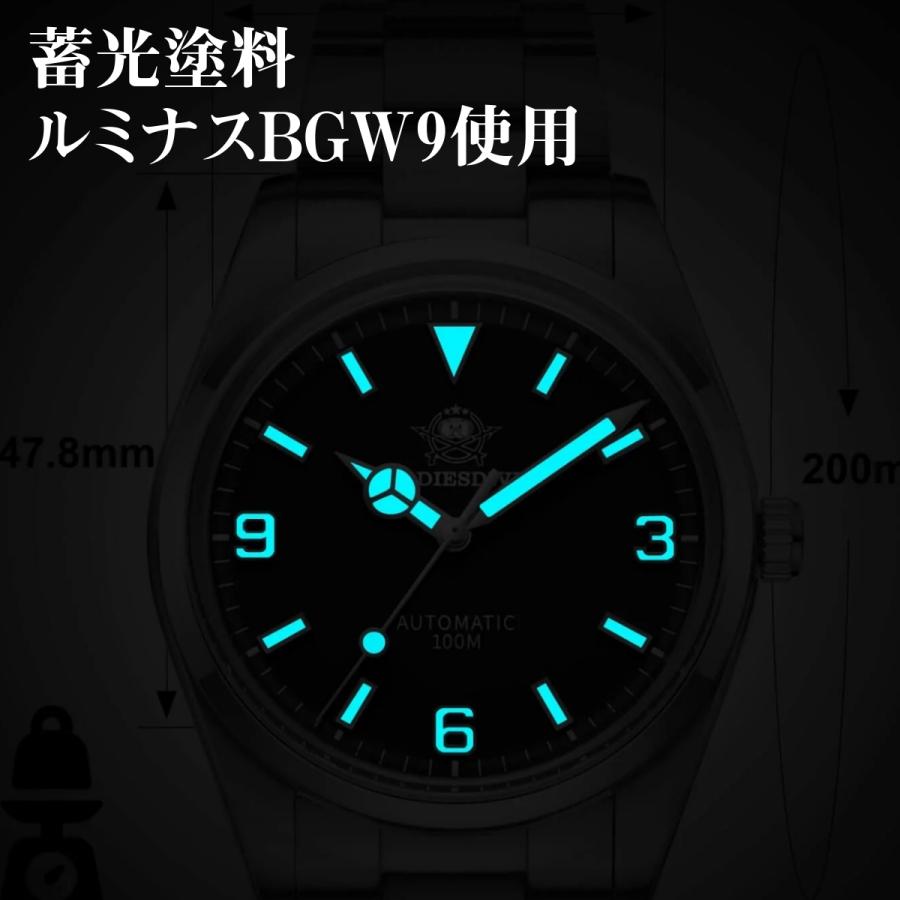 自動巻き腕時計 メンズ 40代 50代 オマージュウォッチ 機械式 手巻き