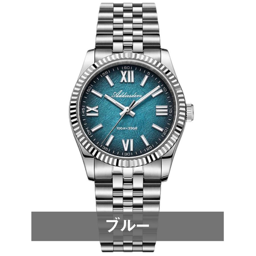ADDIESDIVE 腕時計 クォーツ VH31 スイープ運針 36mm Amazon.com: ADDIESDIVE 36 MM Small Dial Quartz Watch VH31
