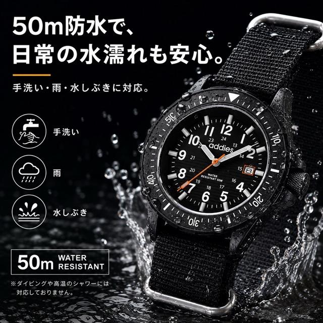 腕時計 メンズ ダイバーズウォッチ 100m防水 ミリタリーウォッチ
