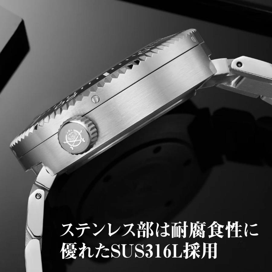 ダイバーズウォッチ 腕時計 メンズ 1000m防水 機械式 自動巻き