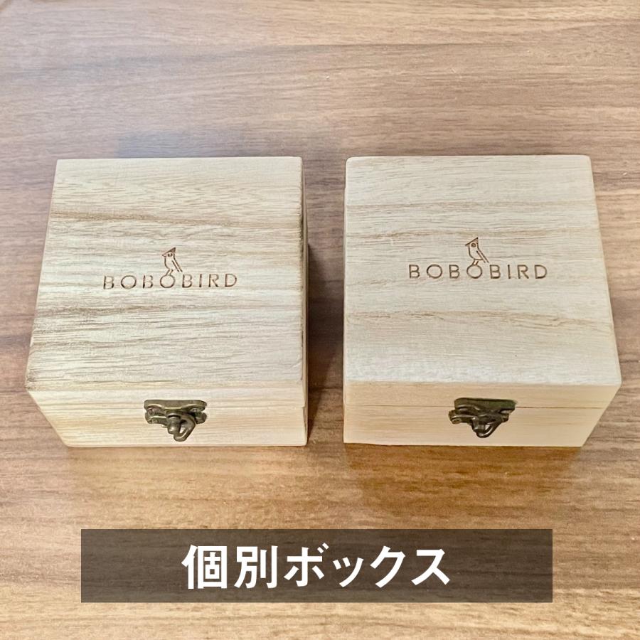 ペアウォッチ カップル 夫婦 木製腕時計 ウッドウォッチ ペア価格 革ベルト 金属アレルギー ターコイズブルー C28 | BOBO BIRD | 02