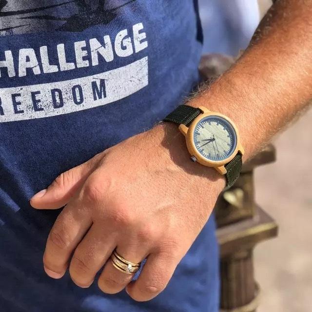 木製腕時計 ウッドウォッチ メンズ 40代 50代 竹 バンブー クォーツ 金属アレルギー ボボバード BOBO BIRD D11 | BOBO BIRD | 08