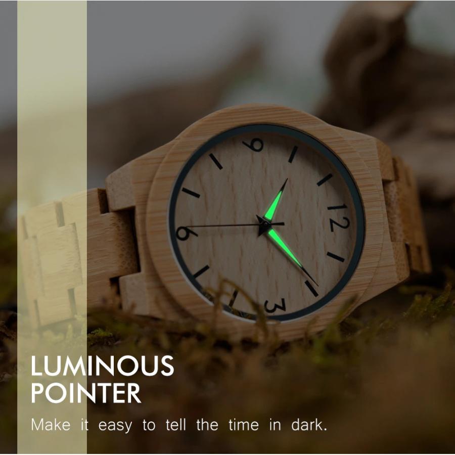 BOBO BIRD 木製腕時計 ウッドウォッチ メンズ 40代 50代 竹 バンブー