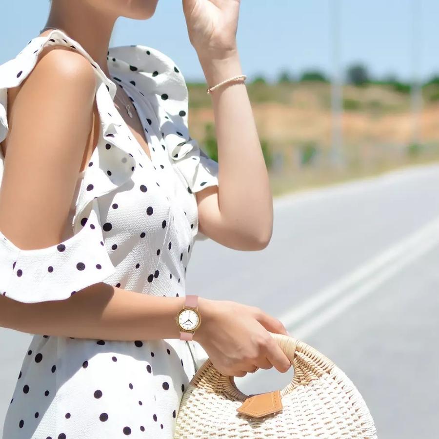 腕時計 レディース 木製腕時計 ウッドウォッチ 30代 40代 50代 クォーツ 革ベルト ボボバード BOBO BIRD GT021 | BOBO BIRD | 15