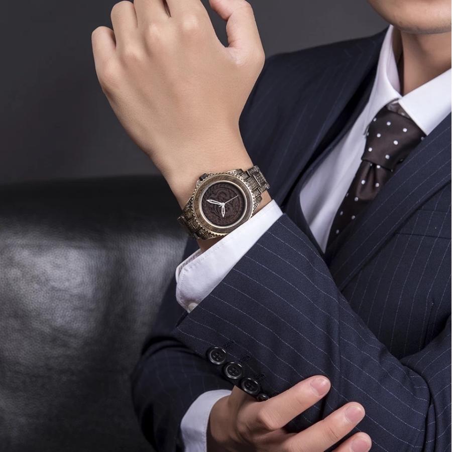 BOBO BIRD 木製腕時計 ウッドウォッチ メンズ 辰年 40代 50代