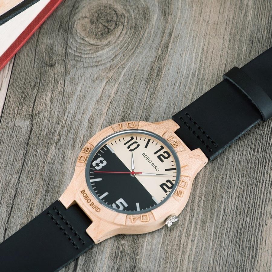 大勧め ボボバード Bobo Bird 木製腕時計 ウッドウォッチ 金属アレルギー ツートンカラー Ls02 Gestoci Ci