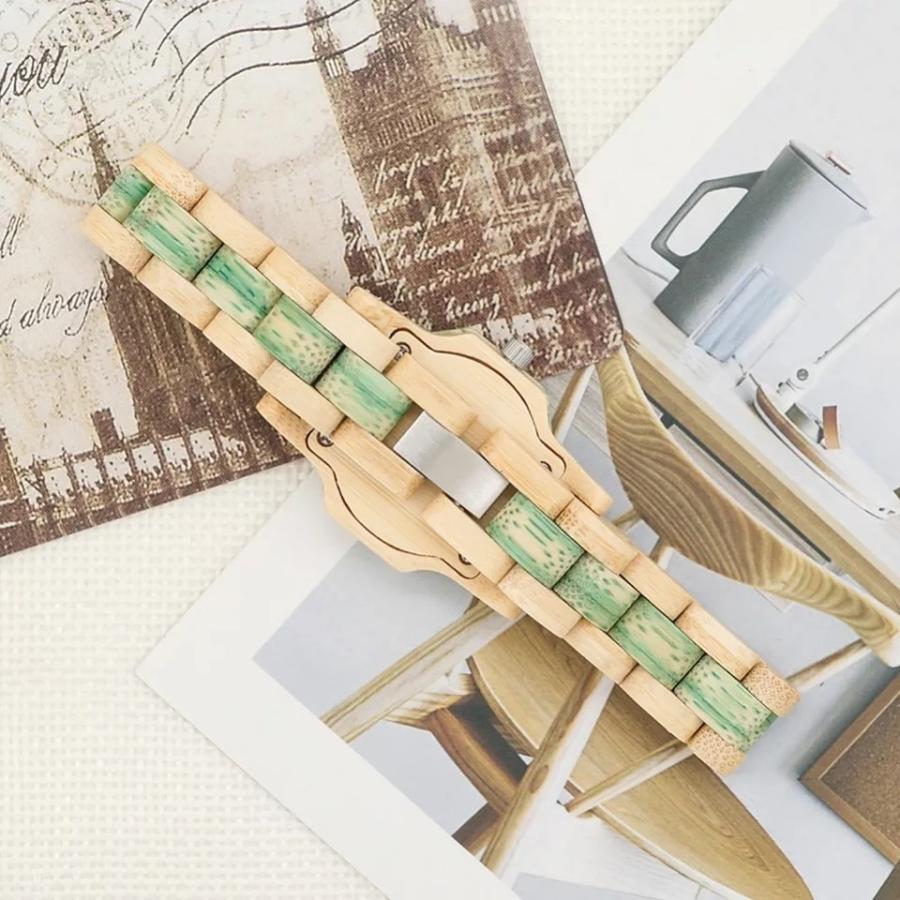 木製腕時計 ウッドウォッチ レディース 20代 30代 八角形 風水 竹 クォーツ ボボバード BOBO BIRD O12 | BOBO BIRD | 13