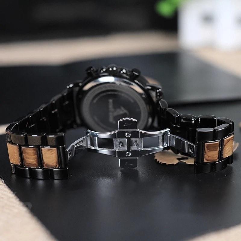 腕時計 メンズ 40代 50代 ボボバード BOBO BIRD 木製腕時計 ウッドウォッチ クロノグラフ クォーツ 日付 P09 | BOBO BIRD | 08