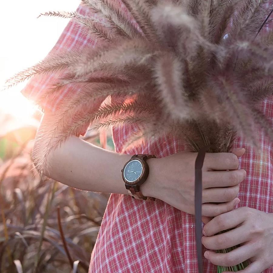 腕時計 レディース ボボバード BOBO BIRD 木製腕時計 ウッドウォッチ クォーツ 金属アレルギー 日付 曜日 P14-4 | BOBO BIRD | 10